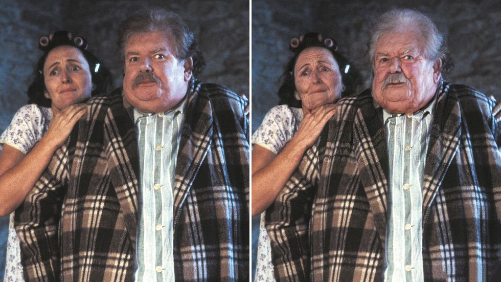 Petunia e Vernon Dursley Petunia e Vernon Dursley